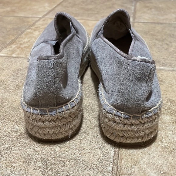 Soludos Gray Leather Upper Flats Size 6.5 - Picture 7 of 11